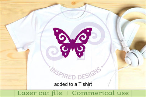 Butterfly silhouettes laser cut out 3 SVG APInspireddesigns 