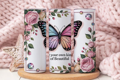 Butterfly Sparkle 20oz Tumbler Wrap Sublimation DesignSVG 