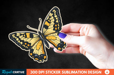 Butterfly Sticker Clipart Sublimation Regulrcrative 