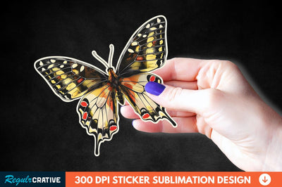 Butterfly Sticker Clipart Sublimation Regulrcrative 