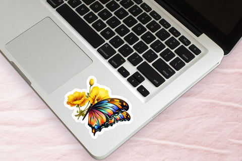 Butterfly Sticker Design Sublimation Regulrcrative 