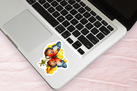 Butterfly Sticker Design Sublimation Regulrcrative 