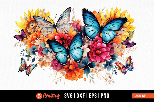 Butterfly Sublimation Sublimation Designangry 