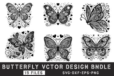 Butterfly SVG Bundle SVG Rupkotha 