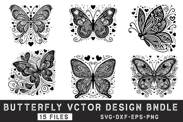Butterfly SVG Bundle SVG Rupkotha 