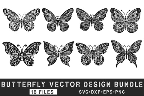 Butterfly SVG Bundle SVG Rupkotha 