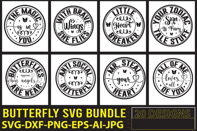 BUTTERFLY-SVG-BUNDLE SVG Syaman 