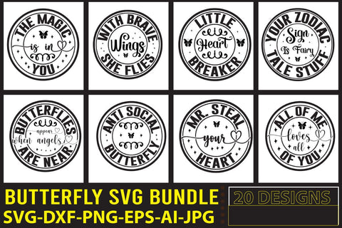 BUTTERFLY-SVG-BUNDLE SVG Syaman 