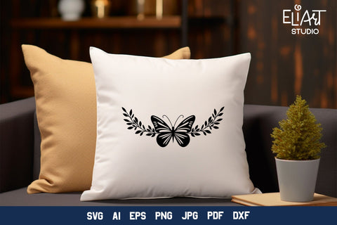 Butterfly SVG Design, Butterfly PNG Illustration. SVG Elinorka 