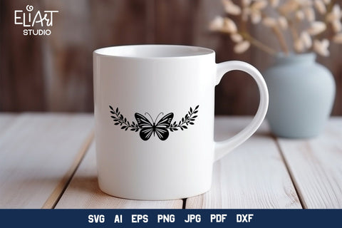 Butterfly SVG Design, Butterfly PNG Illustration. SVG Elinorka 