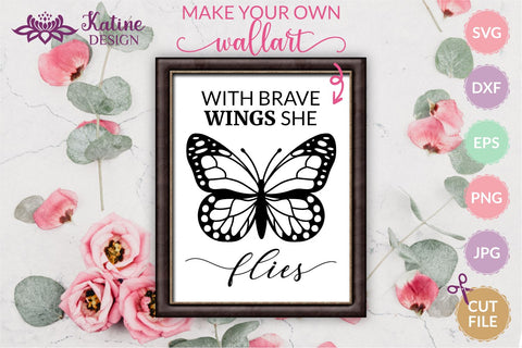 Butterfly SVG Outline, Butterfly Clipart, Butterfly PNG, SVG Files, Monarch Butterfly, Butterflies SVG, Butterfly Stencil, SVG Files for Cricut, Cricut SVG SVG KatineDesign 