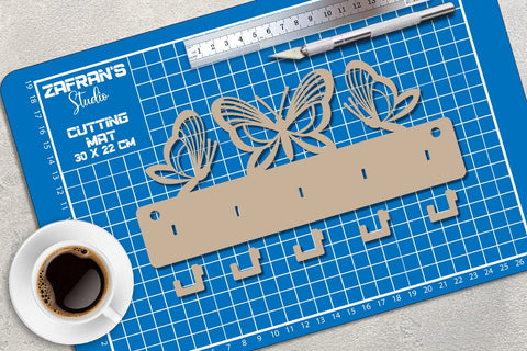 Butterfly Wall Hanger, wall clothes hanger, Wooden Key Holder, Coat Rack SVG zafrans studio 
