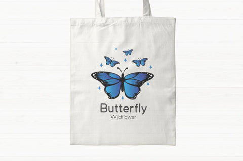 Butterfly Wildflower Font Manjali_Studio 