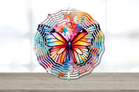 Butterfly Wind Spinner Sublimation Designs Bundle Sublimation Regulrcrative 