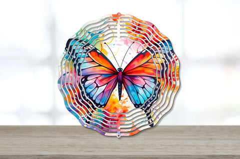 Butterfly Wind Spinner Sublimation Designs Bundle Sublimation Regulrcrative 