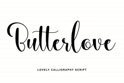 Butterlove Font Abo Daniel Studio 