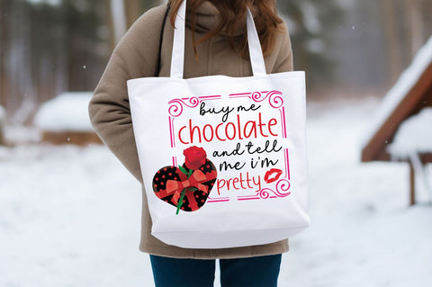 Buy me chocolate and tell me i'm pretty PNG Design Sublimation Designangry 