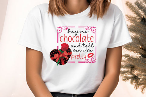 Buy me chocolate and tell me i'm pretty PNG Design Sublimation Designangry 