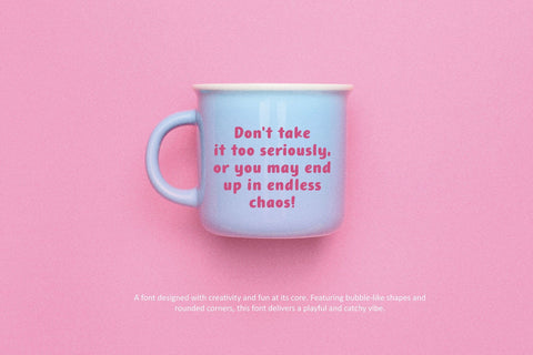 Buzby Buzz – Playful Display Typeface Font Four Lines Std. 