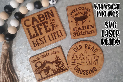 Cabin Fun Magnets Laser SVG's SVG Whimsical Inklings 