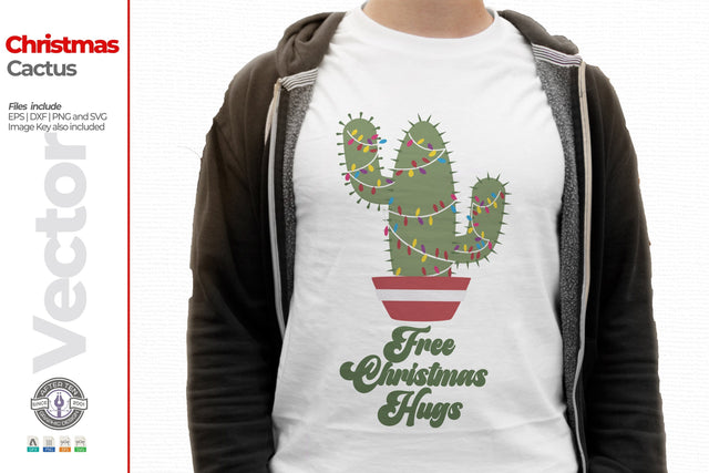 Cactus Christmas SVG AfterTenDesign 
