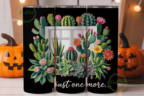 Cactus Garden 20oz Tumbler Wrap Sublimation PixelChick 