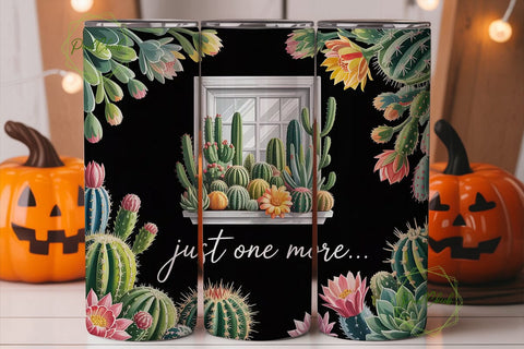 Cactus Garden 20oz Tumbler Wrap Sublimation PixelChick 
