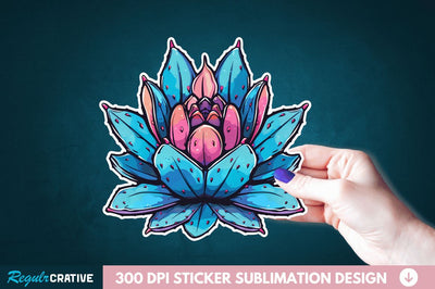 Cactus Succulent Plant Sticker Clipart Sublimation Regulrcrative 