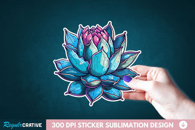 Cactus Succulent Plant Sticker Clipart Sublimation Regulrcrative 