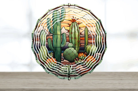 Cactus Wind Spinner Sublimation Designs Bundle Sublimation Regulrcrative 