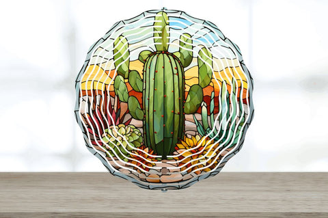 Cactus Wind Spinner Sublimation Designs Bundle Sublimation Regulrcrative 