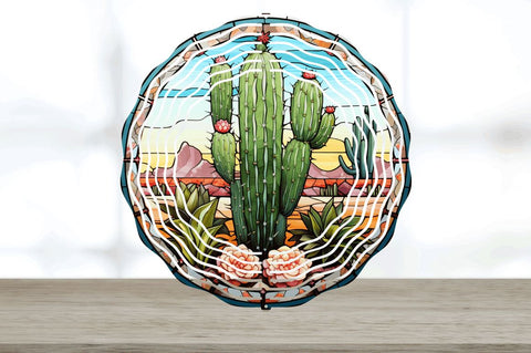 Cactus Wind Spinner Sublimation Designs Bundle Sublimation Regulrcrative 