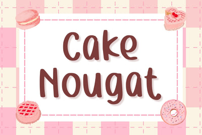 Cake Nougat Font Aisyah 