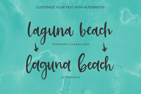 Cali Coast Script Font Font Beck McCormick 