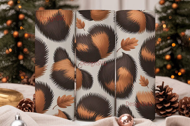 Calico Cowhide 20oz Tumbler Wrap Sublimation DesignSVG 