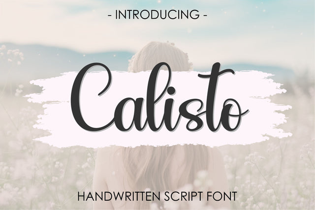 Calisto Font, Wedding Font OTF TTF, Modern Calligraphy, Script Font, Fonts for Cricut, Handwritten, Silhouette Fonts, Procreate Font Font TonisArtStudio 