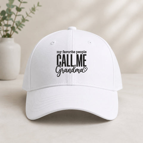 Call Me Grandma Embroidery Design – My Favorite People Call Me Grandma Machine Embroidery File, Grandma Gift Embroidery/Applique DESIGNS PatternFeed8 