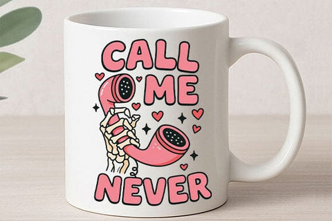 Call Me Never Funny Skeleton PNG SVG BillahCrafts 