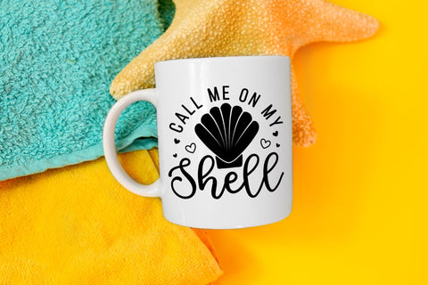 Call Me on My Shell - Summer SVG Cut File SVG CraftLabSVG 