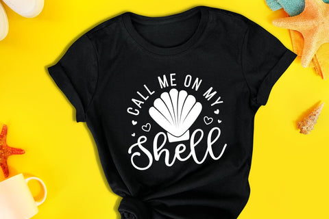 Call Me on My Shell - Summer SVG Cut File SVG CraftLabSVG 
