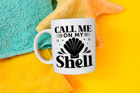 Call Me on My Shell | Summer SVG SVG CraftLabSVG 