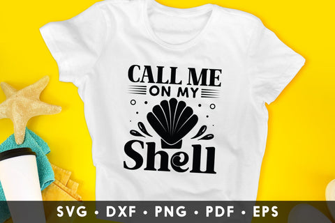 Call Me on My Shell | Summer SVG SVG CraftLabSVG 
