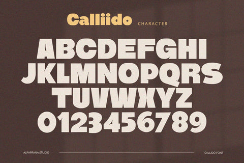 Callido - Sans Serif Font Font Alpaprana Studio 
