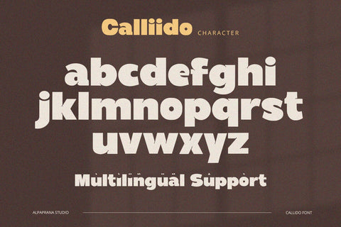 Callido - Sans Serif Font Font Alpaprana Studio 
