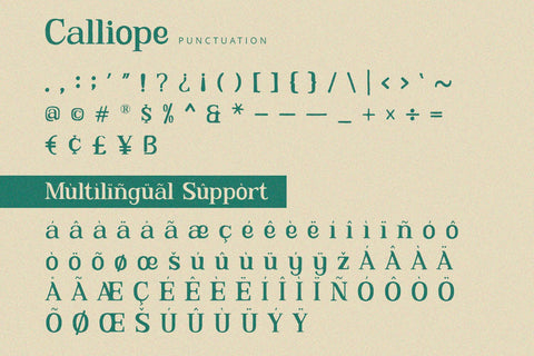 Calliope - Serif Font Font Alpaprana Studio 