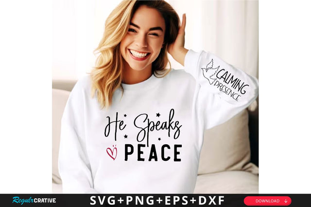 Calming Presence Sleeve SVG Design, Inspirational sleeve SVG, Motivational Sleeve SVG Design, Positive Sleeve SVG SVG Regulrcrative 