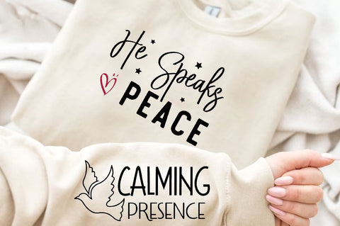 Calming Presence Sleeve SVG Design, Inspirational sleeve SVG, Motivational Sleeve SVG Design, Positive Sleeve SVG SVG Regulrcrative 