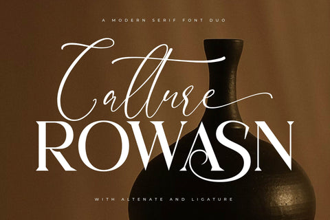 Calture Rowasn Font Duo Font Storytype Studio 