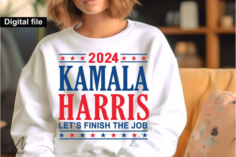 Camala Harris let’s finish the job svg, Camala Harris t-shirt, Madam President, Camala Harris cut files,Camala Harris 2024 svg,I'm voting Camala SVG Isabella Machell 