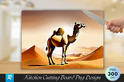 Camel Background Cutting Board Sublimation Regulrcrative 